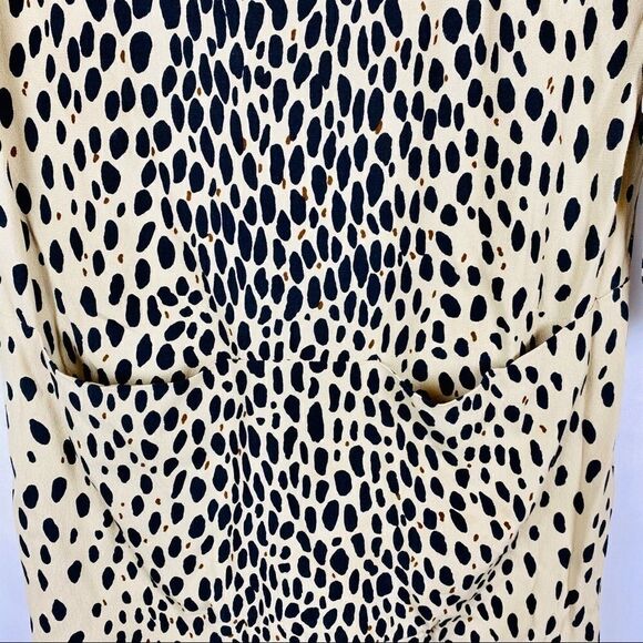 J. CREW Leopard print shift dress with pockets - Picture 4 of 6